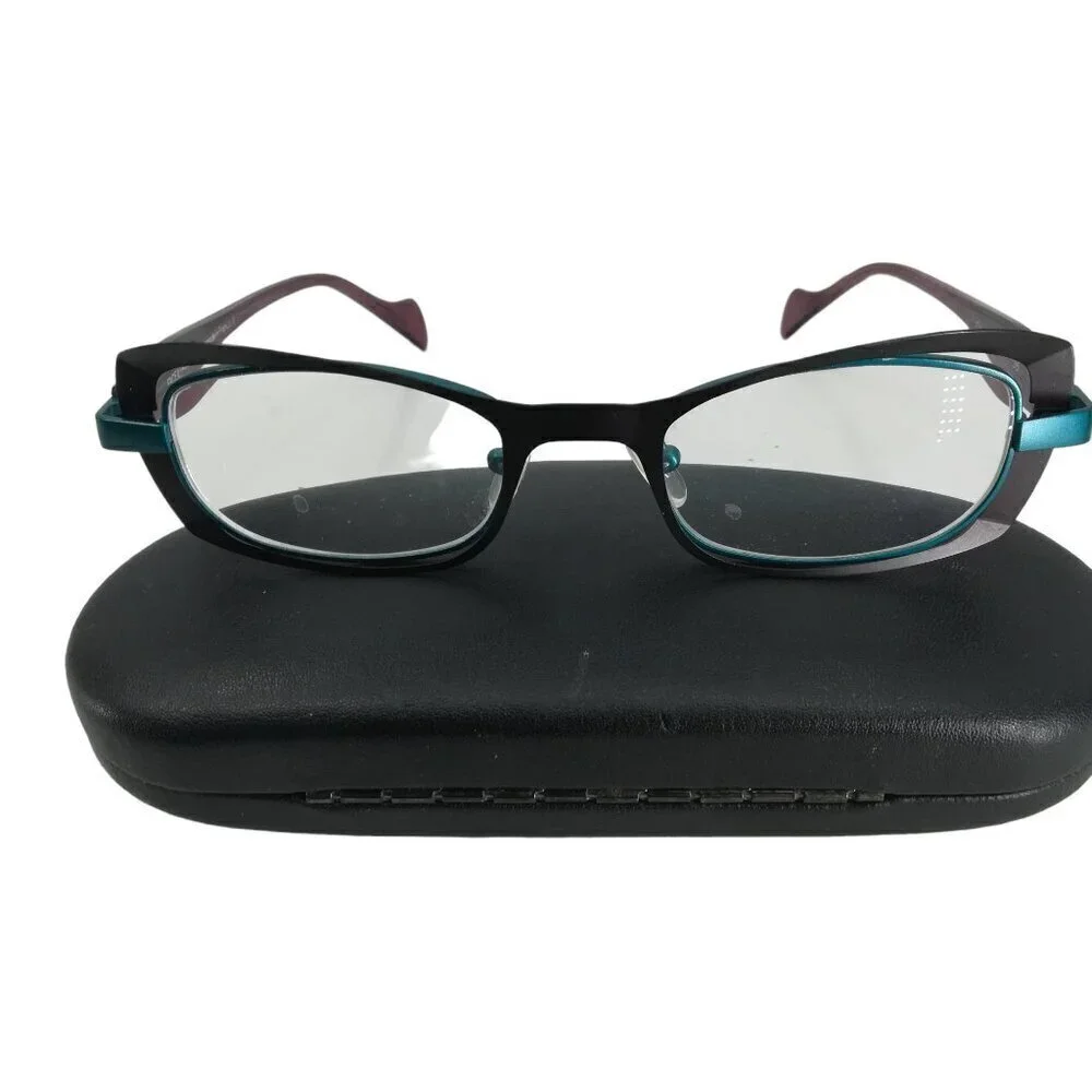 Face A Face Paris Maeva 9224 Glasses Frames Metal Purple Teal 48-18-135